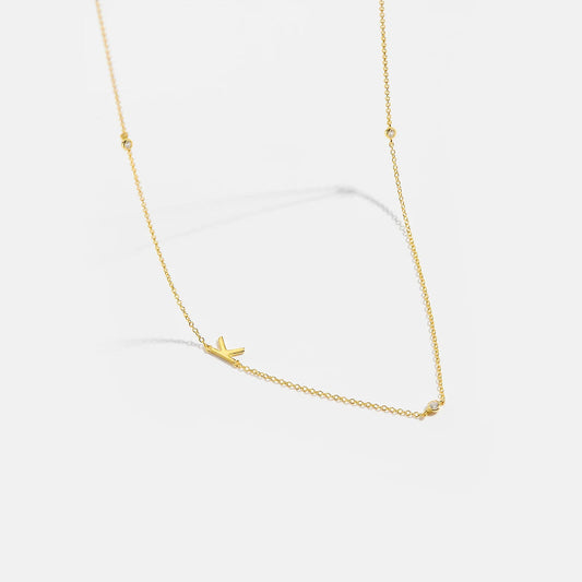 Effortless Chic Initial K Necklace
