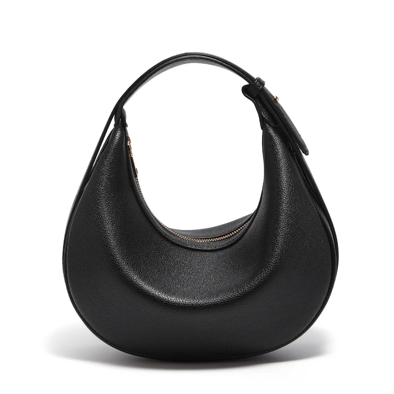 Women Minimal Half-Moon Shape Shoulder & Crossbody Bag