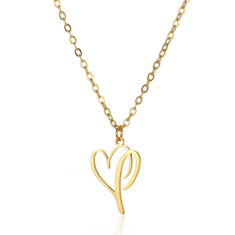With Love Initial Necklace