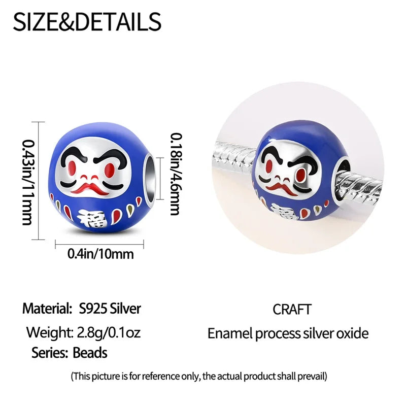 Daruma Doll Charm