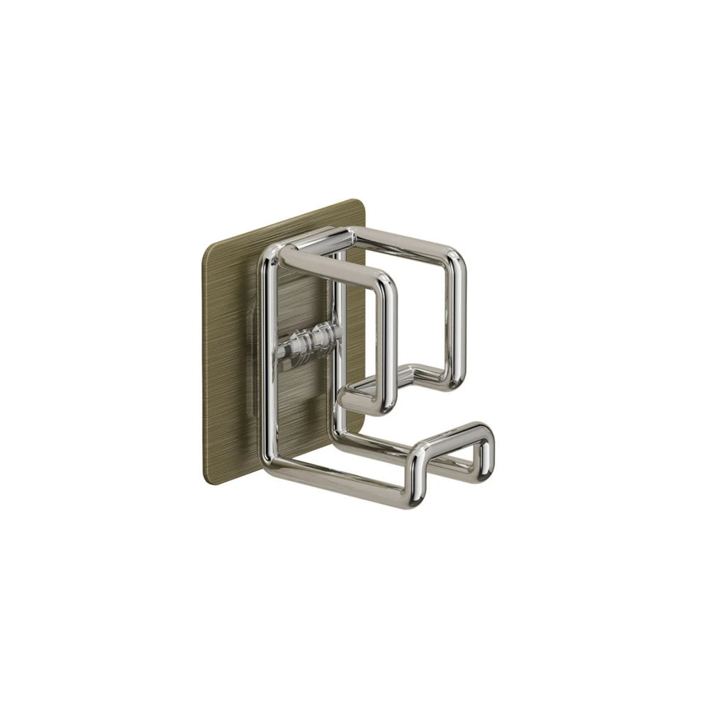 Stainless Steel Adhesive Wall Hook – No-Drill Kitchen & Bathroom Organizer (1/2/4/6 Pcs)