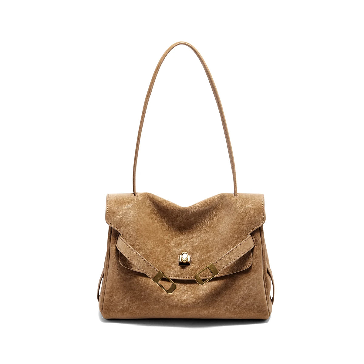 Leather Women Shoulder Bag Tote Bag Large Capacity Retro Handbag