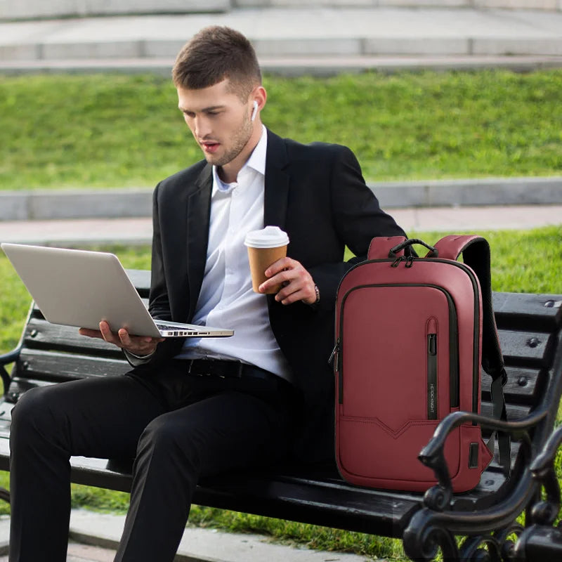 Business Slim Laptop Backpack For Men