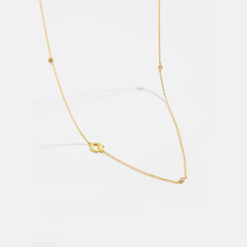 Effortless Chic Initial Necklace