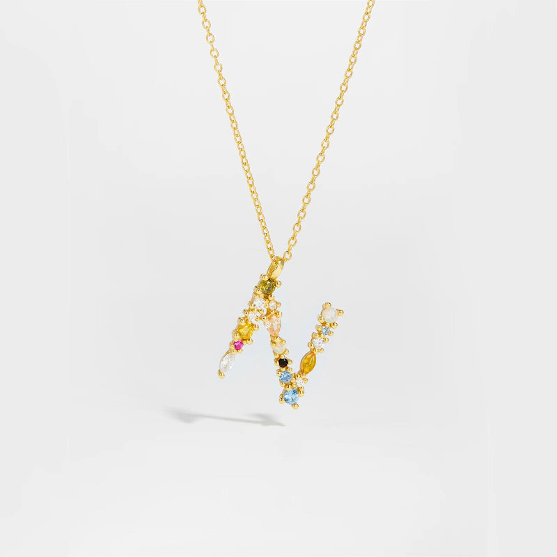 Timeless Initial Alphabet Necklace