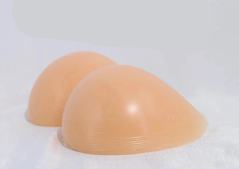 Silicone Breast Form with Concave Base, A–EE Cup Options