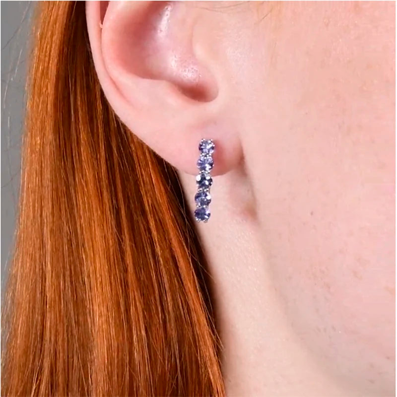 Tanzanite Earring December Birthstone