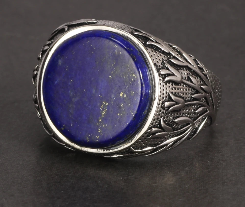 Natural Lapis Lazuli Ring For Man