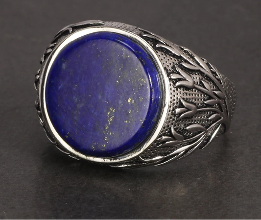 Natural Lapis Lazuli Ring For Man