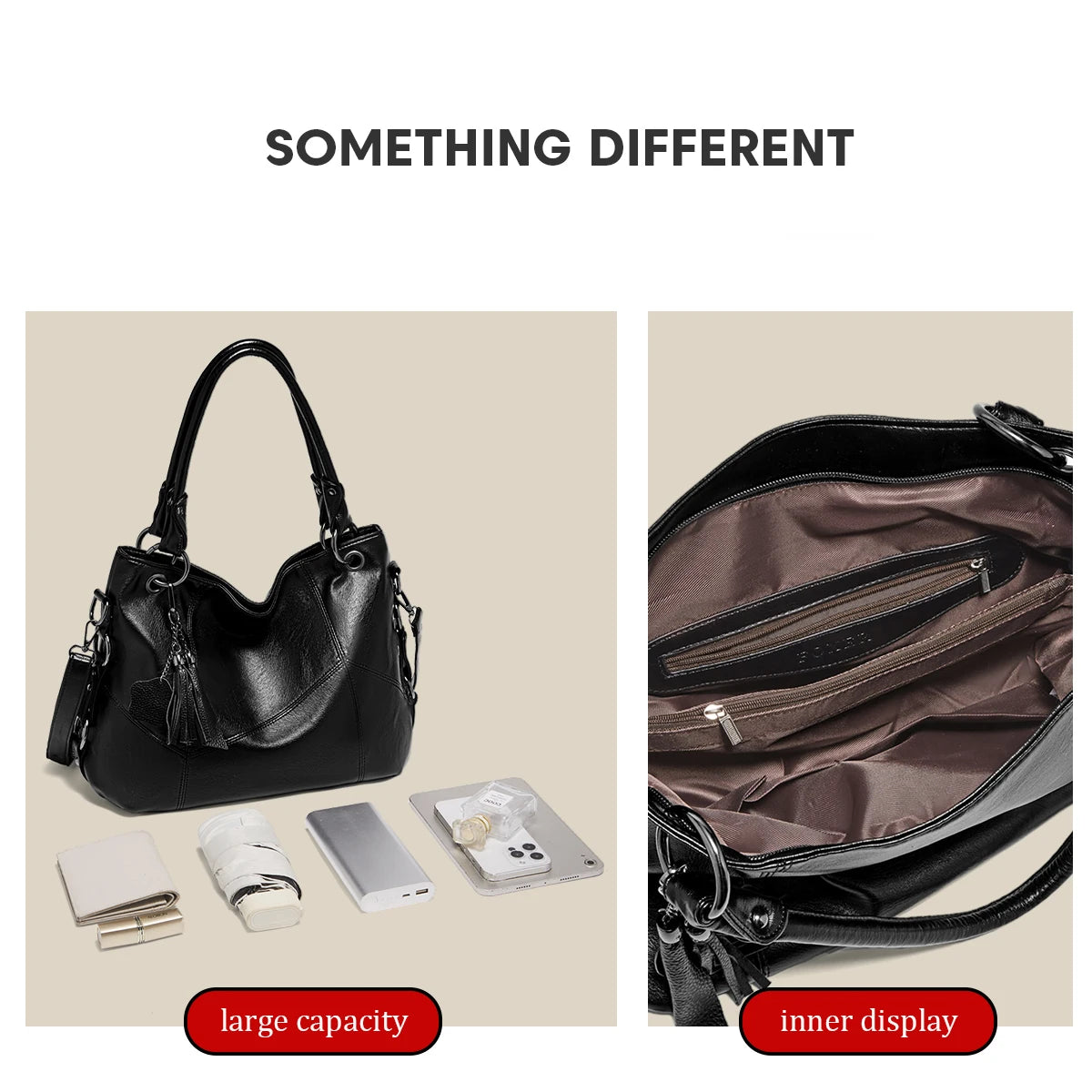 Shoulder & Crossbody Large Capacity Bag