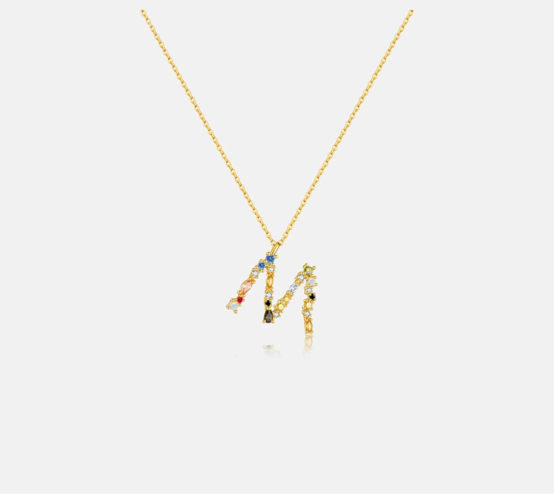 Timeless Initial Alphabet Necklace
