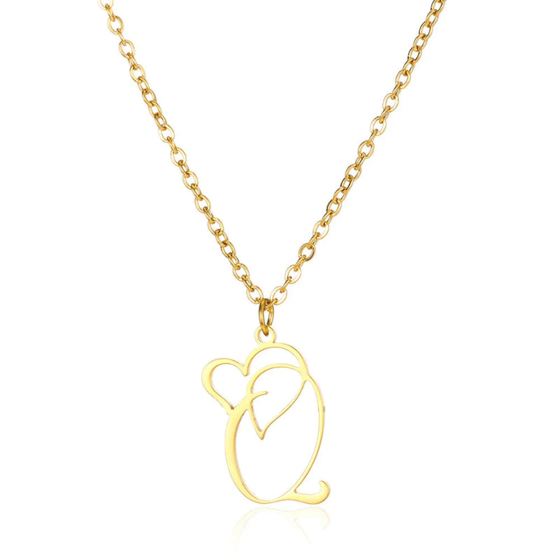 With Love Initial Necklace