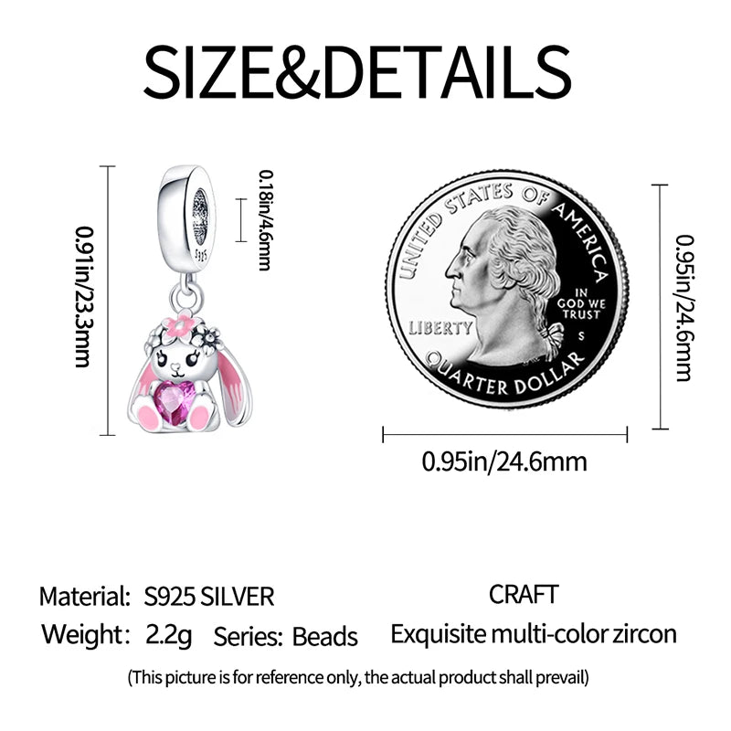 Bunny Dangle Charm