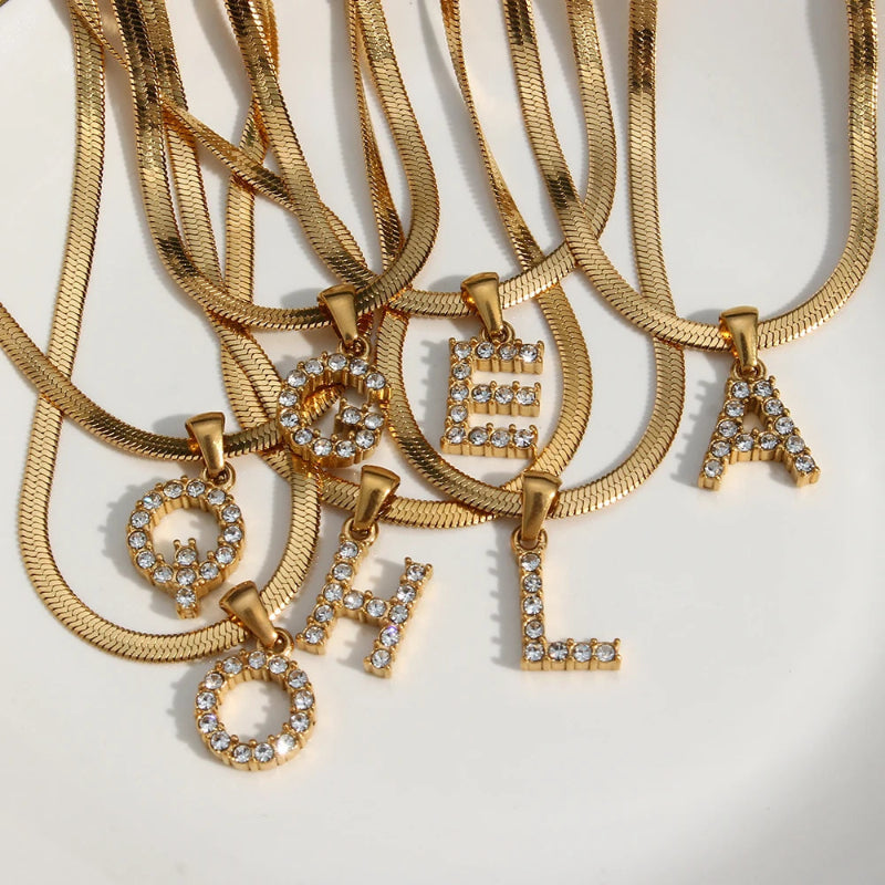 Dazzling Initial Necklace