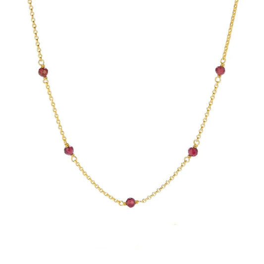 Garnet Gemstone Necklace