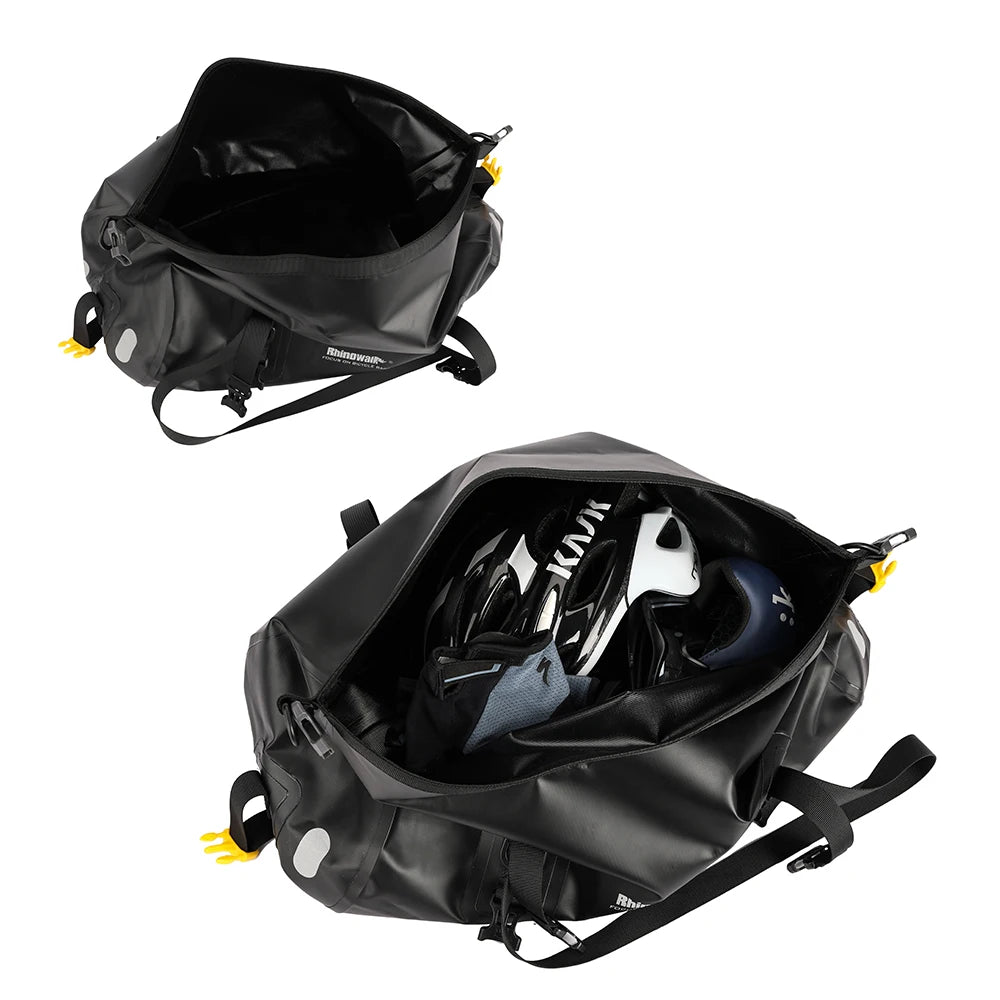20L Bike Pannier Bag Waterproof MTB Bike Trunk Bag Rear Travel Luggage Carrier Portable  Saddle Seat Cycling Accessory