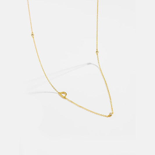 Effortless Chic Initial D Necklace