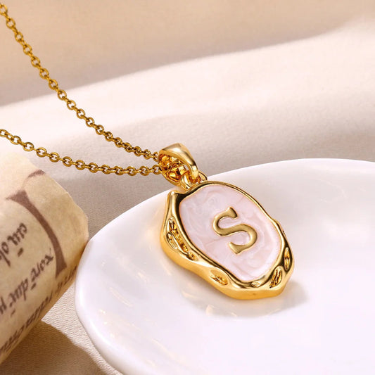 Aesthetic Initial Necklace