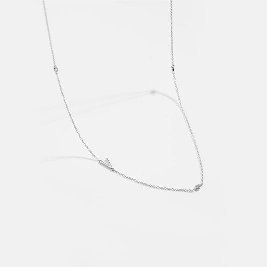 Effortless Chic Initial V Necklace
