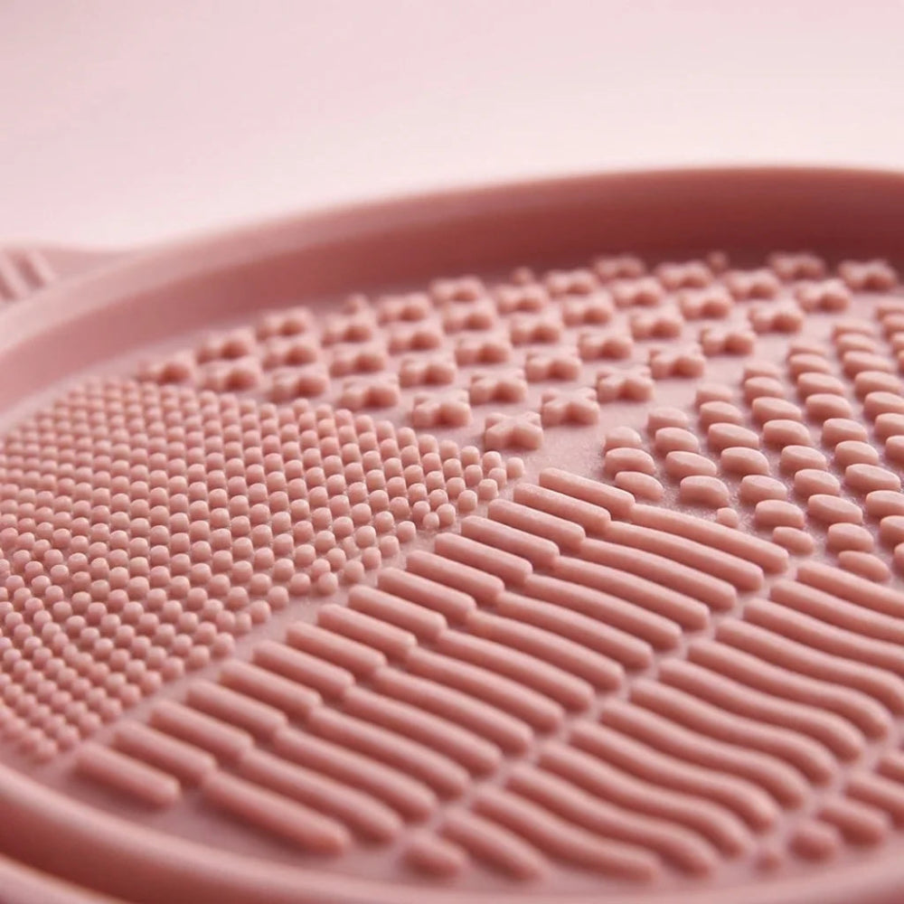 Professional Makeup Brush Cleaner Bowl Set – Gentle Bristle Care for Wet & Dry Cleaning