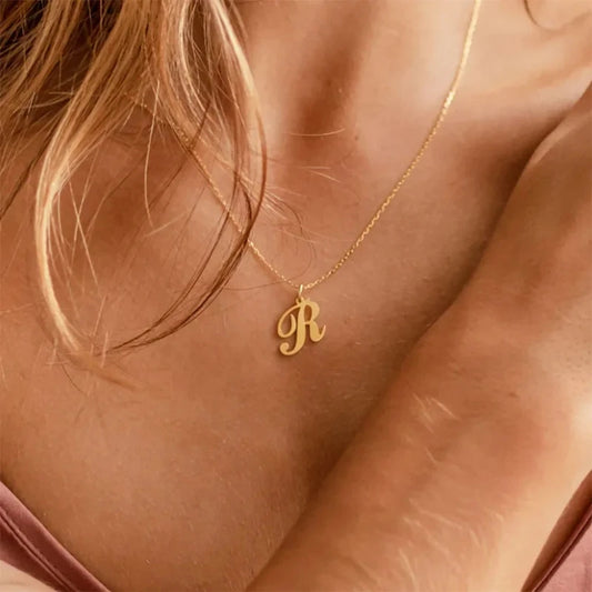 Dainty Initial Necklace