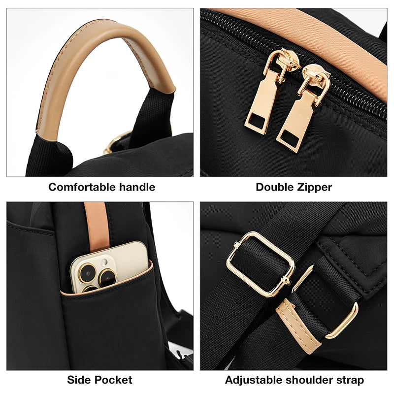 Women Large Capacity Commuter Travel Bag Backpack