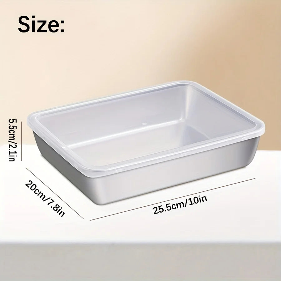Stainless Steel Food Storage Containers with Lids — BPA-Free, Reusable, Fridge & Freezer Safe