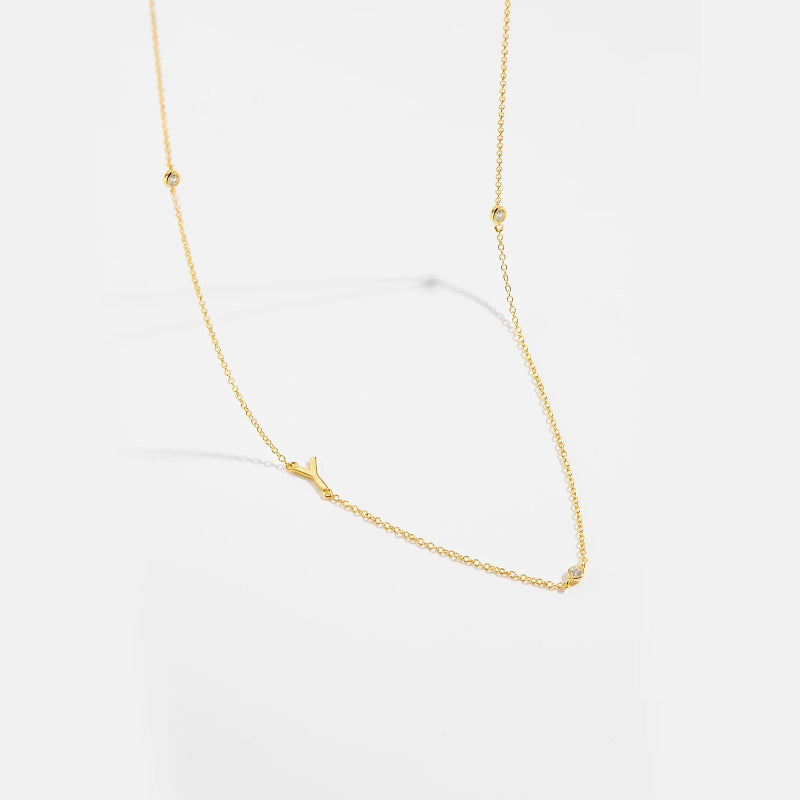 Effortless Chic Initial Necklace