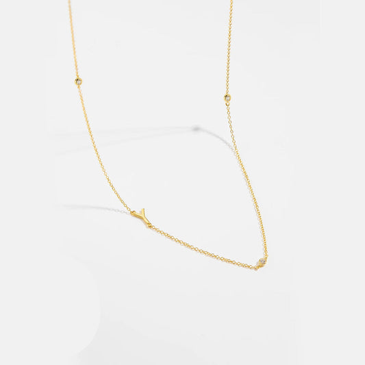 Effortless Chic Initial Y Necklace