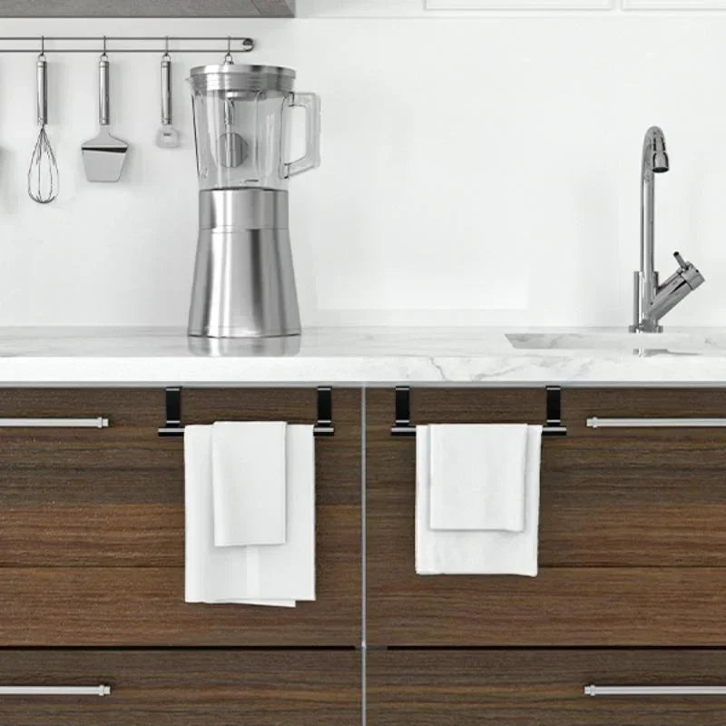 Over-Cabinet Towel Bar | No-Drill Stainless Steel Kitchen & Bathroom Organizer