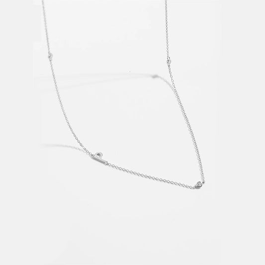 Effortless Chic Initial P Necklace