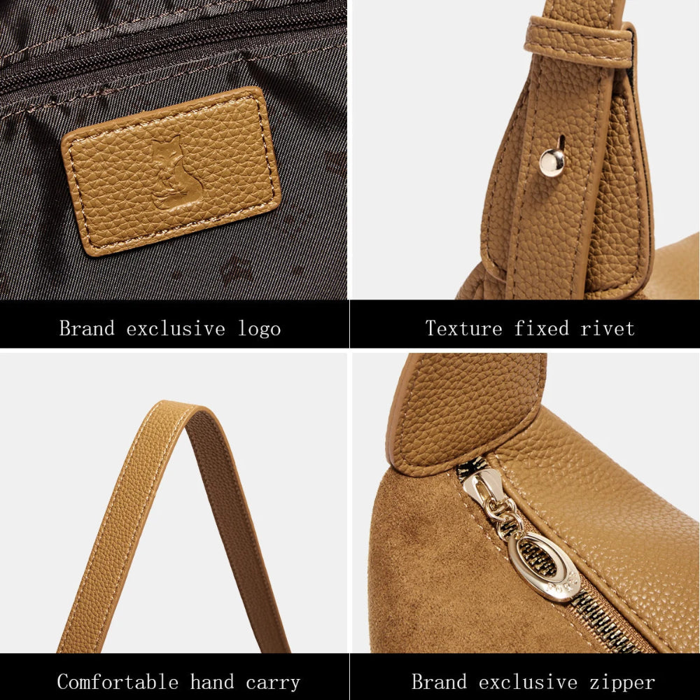 Women's Crossbody Bag shoulder Bag Boho Style In Half-Moon Shape