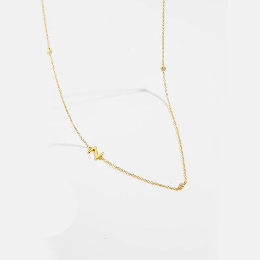 Effortless Chic Initial Z Necklace